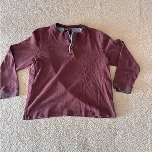 Men's Maroon Crewneck Sweater